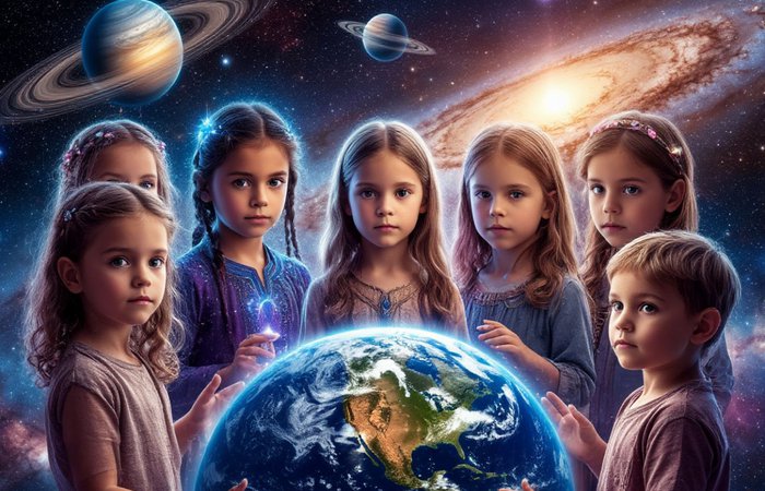 Световые тела детей нового времени