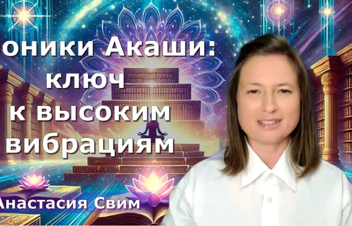 Восхождение на новые уровни вибраций через Хроники Акаши. Анастасия Свим.  Марафон повышения вибраций