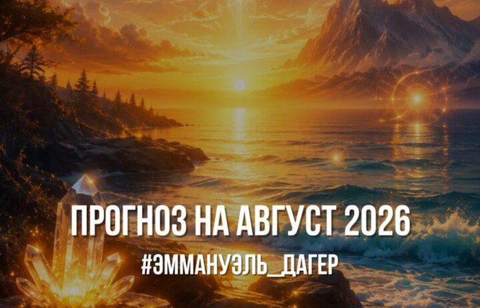 Не время сидеть сложа руки. Эммануэль Дагер. Энергетический прогноз на АВГУСТ 2026.